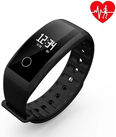 Fitness Tracker/Smart Bracelet, HALKG LEI Smart Watch Waterproof Pedometer Activity Tracker with Sleep Monitor, Heart Rate Monitor, Blood Pressure/Oxygen Monitor Bluetooth 4.0 for IOS &amp; Android Phones