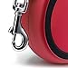FLEXI New Comfort Retractable Dog Leash (Tape), 16ft, Small, Red, Model Number: CF10T5.250.R