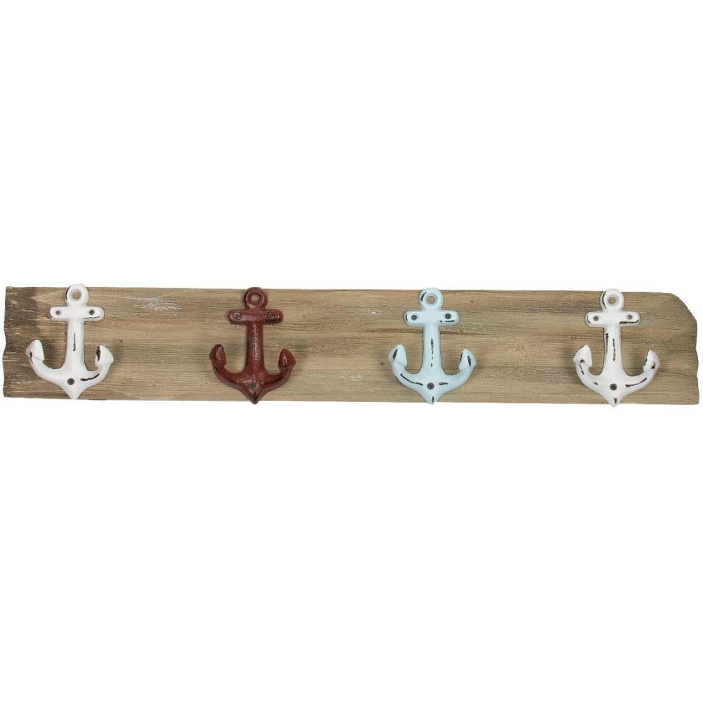Nauticalia Four Anchor Coathook Board, 60cm
