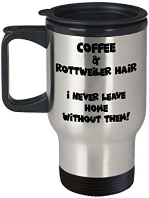 Rottweiler Travel Mug - Funny And Cute Tea Coffee Cup - Perfect For Travel And Gifts