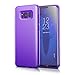 technext020 Ultra Slim Fit Silicone Phone Case Compatible for Galaxy S8, Purple