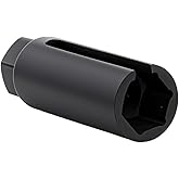 Oxygen Sensor Socket with Side Wire Cutout 3/8&rdquo; Inch Drive x 7/8&rdquo; (22mm) fits All Vehicle O2 Removal and Installation Offset Oxygen Sensor Socket