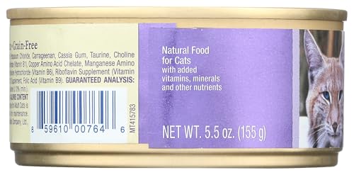 BLUE BUFFALO WILDERNESS NATURAL WET CAT FOOD PATÉ, HIGH-PROTEIN & GRAIN-FREE RECIPE, CHICKEN, 5.5-OZ. CAN
