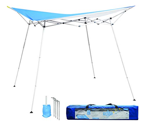 Caravan Canopy EVO08021 8' x 8' Evo Shade Instant, Blue Top/White Frame Canopy - Thumbnail 7
