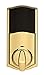 Kwikset 99150-001 SmartCode 915 Touchscreen Electronic UL Deadbolt with Smart Key, Polished Brass