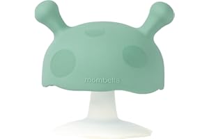 Baby Teething Toys for 3-12 Months+,Silicone Mombella Baby Teether with Suction Base,Soft & Easy to Grasp for Teething Relief