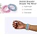 10 Pcs Spiral Traceless Elastic Hair Coils, Colorful Waterproof No Crease Phone Cord Hair Ties for Women Girls (Color A)