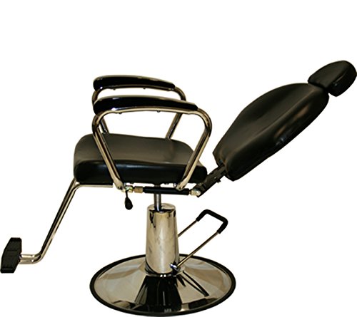 LCL Beauty Black Hydraulic Salon & Barber Styling Chair for All Purpose Use