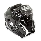 Macho Warrior Karate / Martial Arts Headgear - Black - Large