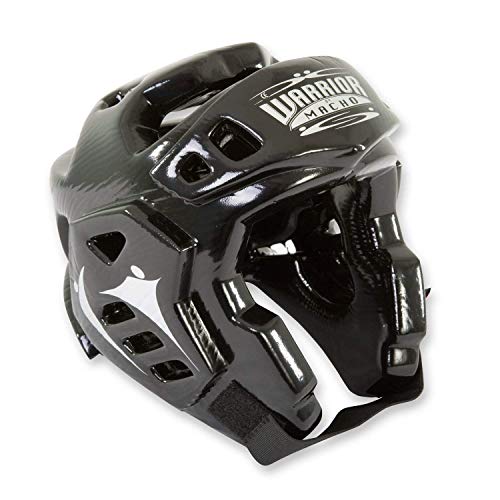 Macho Warrior Karate / Martial Arts Headgear - Black - Large