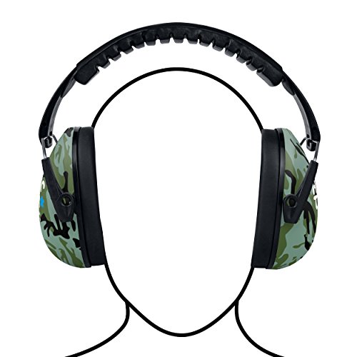 HearTek Kids Earmuffs Hearing Protection with Travel Bag- Junior Ear Defenders For Children, Padded Baby Ear Protection, Infants, Small Adults, Women - Adjustable Protector Noise Reduction Ear Muffs - Thumbnail 4