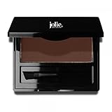 Jolie Brush on Brow Pressed Eye Brow Powder (Dark Brown)