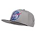 e4Hats.com Lunar NASA Patched Two Tone Snapback - Black Grey OSFM