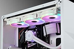 EZDIY-FAB White Moonlight 120mm RGB Case Fan with