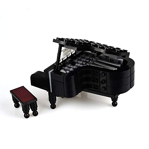 Grand Piano Musical Instrument Building Blocks Child Kids Educational Models Pianist Musician Toy ,141pcs
