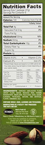 Nonnis Biscotti Pstcho Almd Thin (Pack of 6)