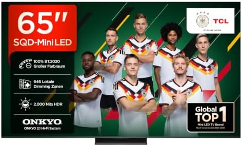 65Q7D Pro SQD-Mini LED 65 Zoll Fernseher, 4K Smart TV, Google TV