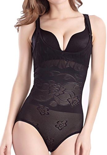 Lynmiss Women’s Shapewear, Adjustable Tummy Control Seamless Firm Control Waist Shaper for Women Body Shaper, Black-XL