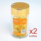 Ellips Hair Vitamin (Smooth & Shiny) 2 Bottle = 100 Capsules. Superior Hair Oil from Indonesia.