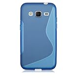 Creazy® TPU Rubber Case Cover Skin For Samsung Galaxy Core Prime/Prevail LTE G360 (Blue)