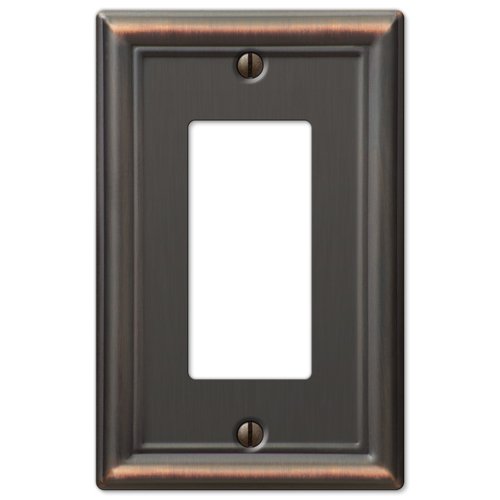 GFCI Decora Rocker Wall Switch Plate Outlet Cover - Oil Rubbed Bronze