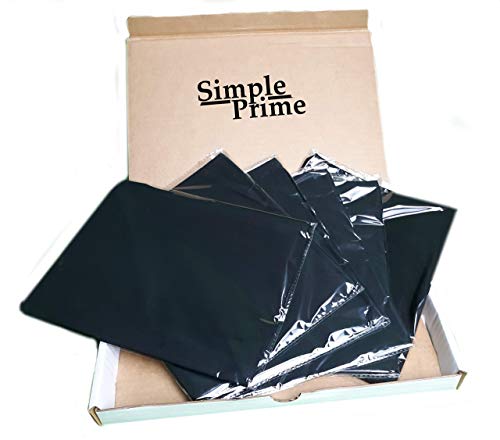 Book Protector with Sewn in Book Marker (Black) 6 Pack Stretchable Book Cover Washable Reusable Durable for Hard Book Cover