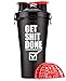Hydra Cup - Dual Threat Shaker Bottle, 28 Ounce (1, Get Shit Done)