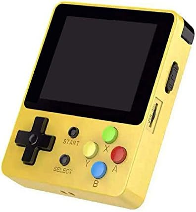 Ocamo Nostalgic Children Retro Game Mini Family TV Video Consoles LDK 2.6inch Screen Mini Handheld Game Console Yellow