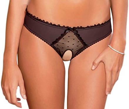 Rene Rofe Women's Crotchless Frills Panty