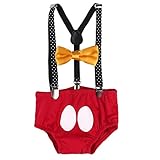 Child Baby Boys Adjustable Elastic Clip Y Back Suspenders Bowtie Outfit First Birthday Cake Smash Bloomers Clothes set