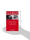 Image de Chronique d'une mort annoncée (French Edition)