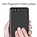 iPhone 7 Plus Case, Modos Logicos Ultra-Thin & Soft Flexible TPU Full Scratch Protection Cover with Matte Finish Back Panel for iPhone 7 Plus 5.5 inch - Black