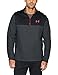 Under Armour Men's CGI 1/4 Zip Top,Black (002)/Red, Medium