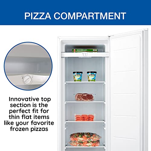 Koolatron GarageReady Upright Freezer, 7.0 cu ft (198L), White, Low