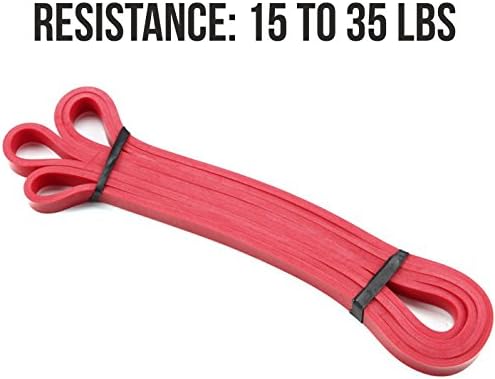 Pull Up Assist Band - Stretch Resistance Band - Natural Latex Extra Durable Stretch Loop - Mobility &amp; Powerlifting Band - Assist Band For Strength And Weight Training