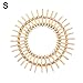 Hainter Boho Style Rattan Mirror, 11
