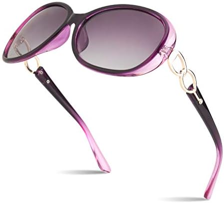 Sunier Polarized Oversized Sunglasses for Women UV Protection