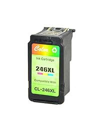 nineleaf PG 245 X L CL 246 X L Cartuchos de tinta remanufacturados (1 Negro, 1 Tri color) compatible con Pixma ip2820 MG2420 MG2520 mg2920 mg2922 mg2924 MX492 Series Impresoras