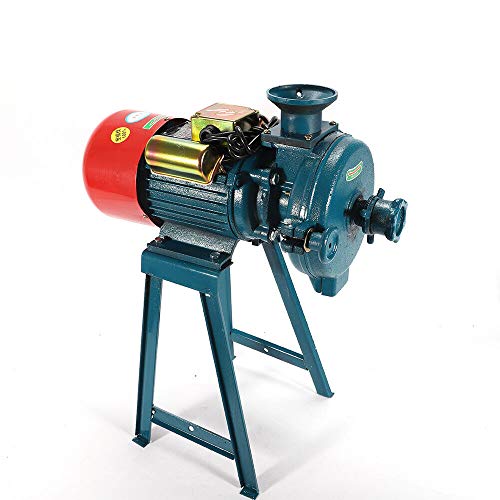 WUPYI Grinder Machine,110V 1500W Electric Dry Mill Grinder Machine Grain Mill Cereal Rice Grinder Corn Coffee Wheat Feed Mill Dry Cereals Grinder with Funnel, 1400r / min - Thumbnail 4