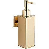 BGL Soap Dispenser Stainless Steel 304 Wall Mount Gold Liquid and Soap Dispenser for Kitchen and Bathroom