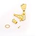 Musiclily 3R3L Sealed Guitar Tuner Tuning Pegs Machine Heads for LP Les Paul Electric or Acoustic Guitar, Gold Keystone Button