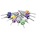 Ginode 10Pcs PCB Print Circuit Board Tip Spiral Flute Carbide Micro Drill Bits 0.3mm-1.2mm PCB Jewelry Making CNC Engraving