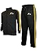 X-2 Men Tracksuits 2 Pieces Set Running Jogging Sweatsuit Full Zip Sweatsuit Athletic Sports Set 2Yelow Pipe Char M