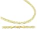 14k Yellow Gold Necklace Mariner Chain Mens Womens Solid 1.4mm