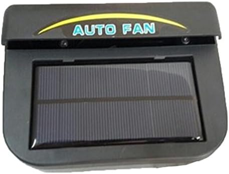Gloshop Car Solar Fan Ventilation Radiator Exhaust Cooler Auto Fan Vent 1W