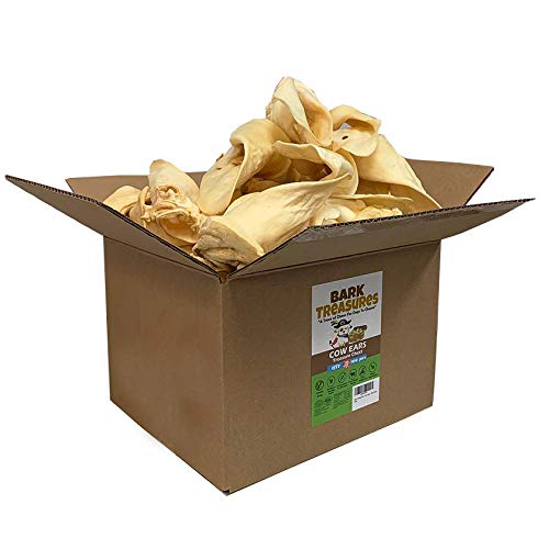 Bark Treasures Cow Ears Dog Treats (Bulk 150 Count) Best Cow Ear