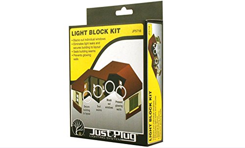 Woodland Scenics JP5716 Just Plug(TM) Lighting System, Light Block Kit