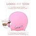 Long Hair Swim Cap - Swimming Caps for Women Men - Extra Large Swim Caps - Premium Waterproof Silicone Swim Cap - Dreadlocks - Suits Recreational Swimmers (Rose Quartz L)