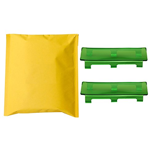 image for OFFROADTOWN LED Light Bar Cover, 2Pcs 8 inch Green Protective Lamp Pol