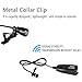 EASJOY Wireless Lavalier Microphone,2.4G Clip-on Lapel Mic Compatible with iPhone,Android Smartphone,DSLR,PC Computer,Voice Amplifier,PA System,Stage Speakers,for YouTube,Interview,Teaching